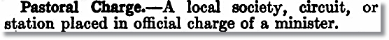Definition of Pastoral Charge Definition of Pastoral Charge