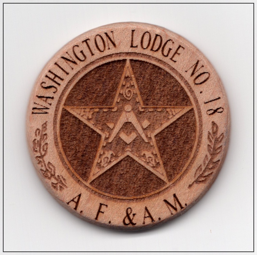 2020 Washington Lodge Presentation Coin Obverse